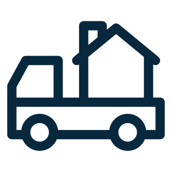 montana storage shed delivery icon