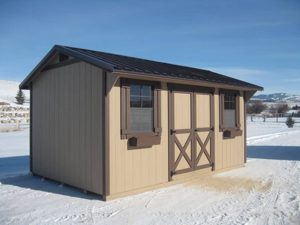 outdoor storage shed