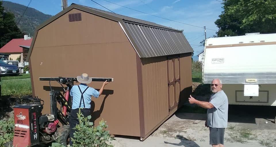 prefab cabin delivery