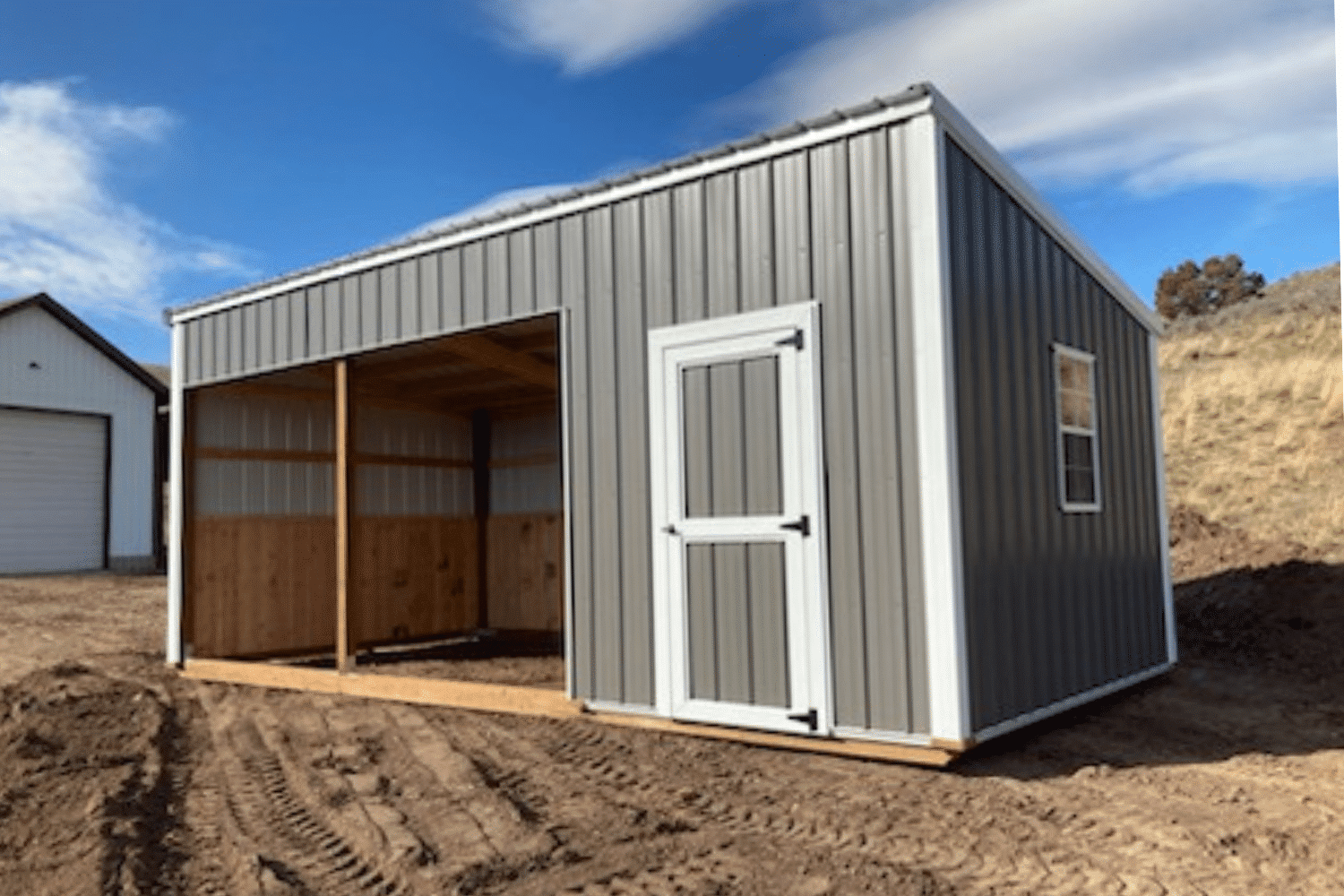 Small Horse Barn with Tack Room | Built and Delivered in Montana