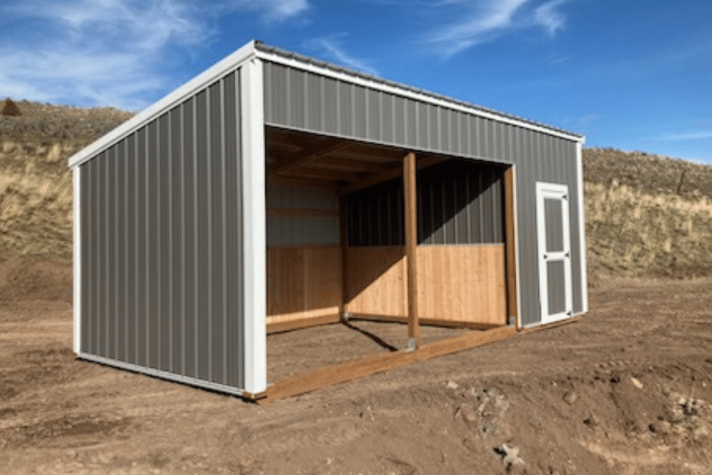 Small Horse Barn with Tack Room | Built and Delivered in Montana